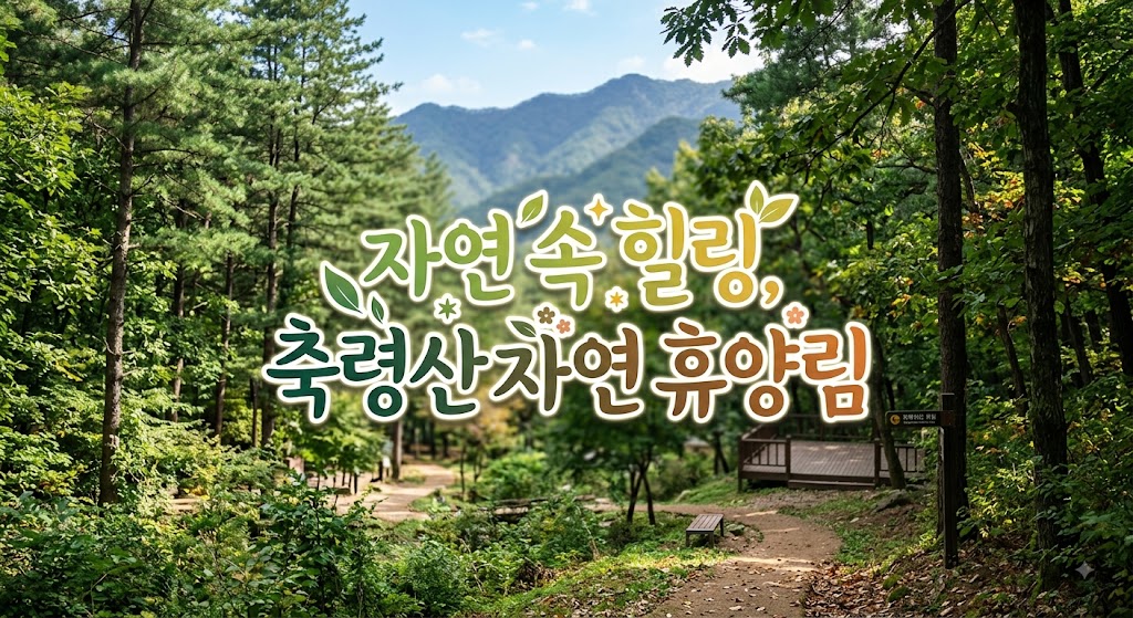 축령산자연휴양림 예약 방법