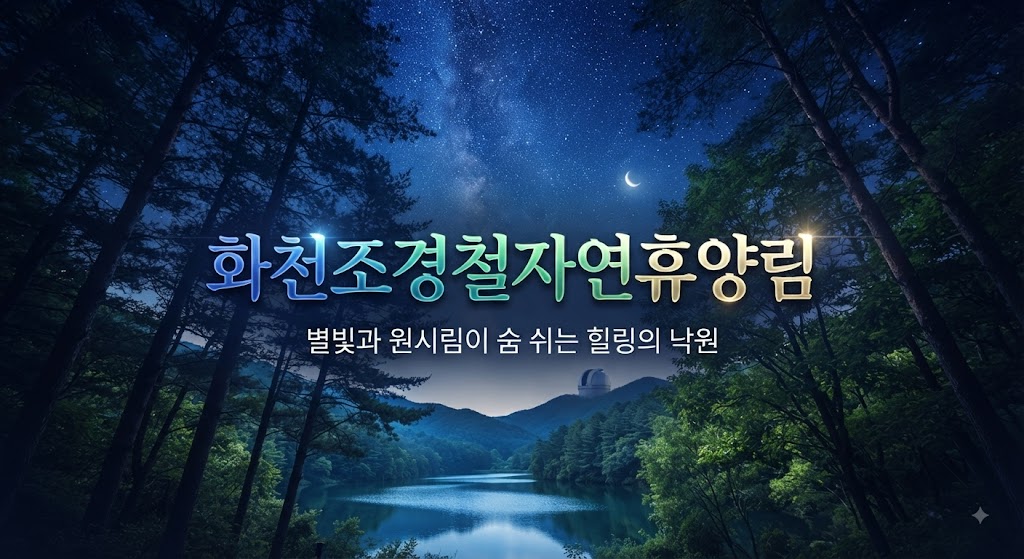 화천조경철자연휴양림 전경 및 숲속의집