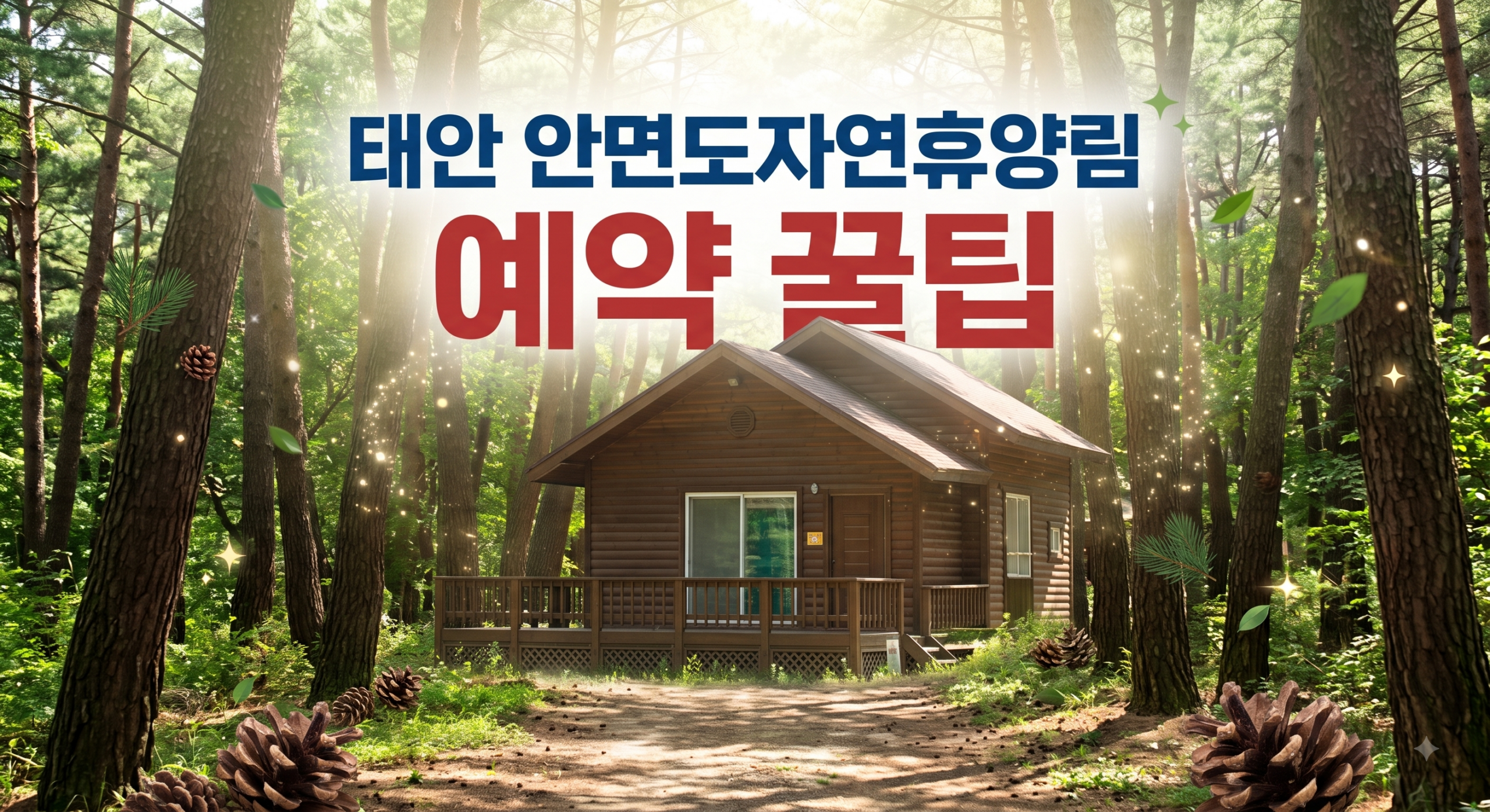 태안 안면도자연휴양림 전경