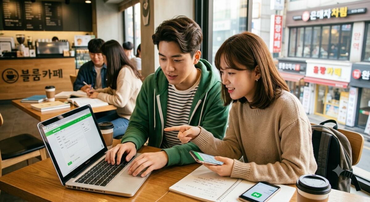 지식인 마케팅 채택률 높이고 랜딩페이지 유도 전략 일러스트